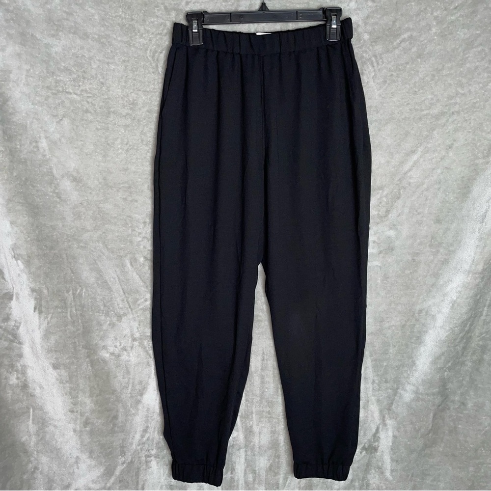 14th & Union Black Jogger Dress Pants Size S Elastic Waist Work Career Casual